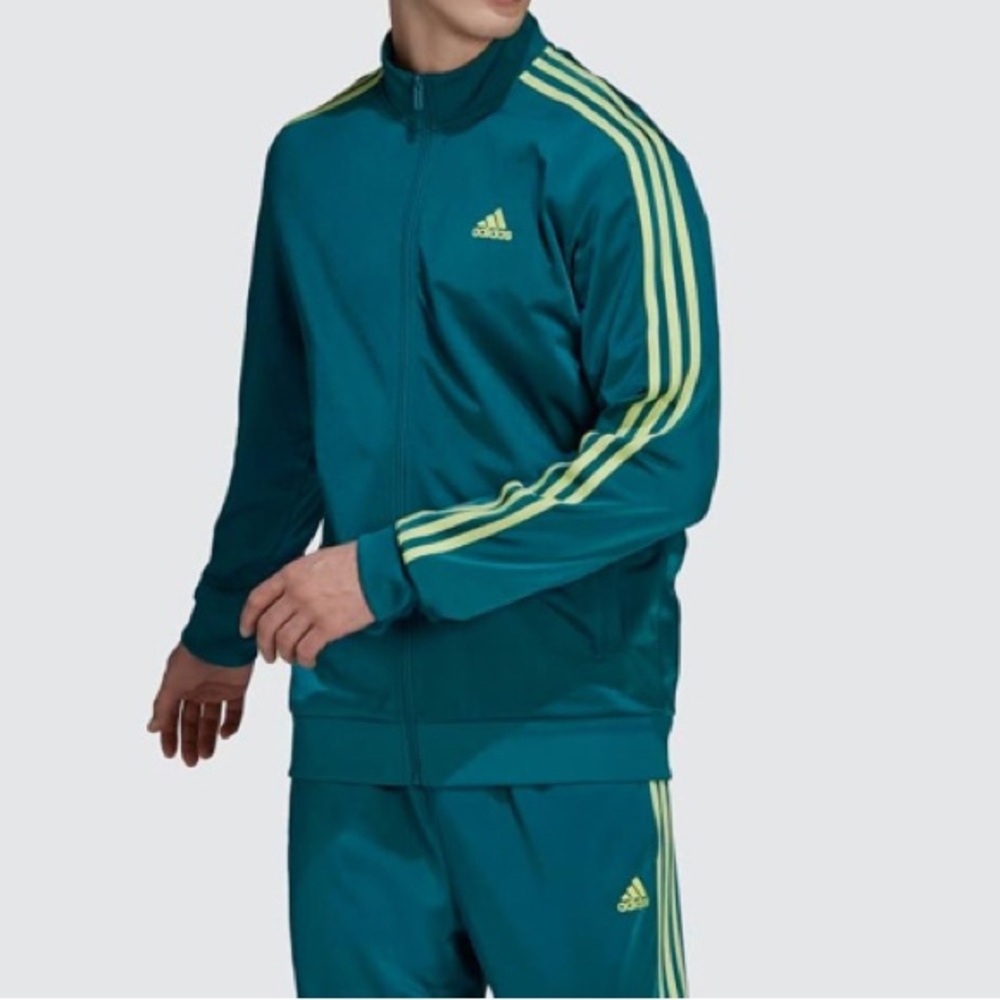 Adidas Tracksuit Sweatsuit Warmup Jump Suit Jacket Pants Originals Joggers EUC